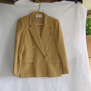 Joseph Picone 100% Cashmere Camel Blazer Jacket 6